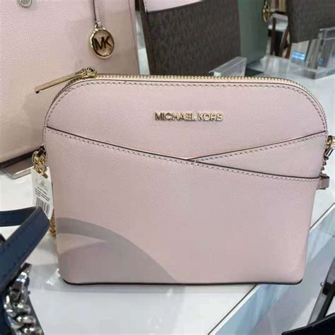 pink dome bag michael kors|mk dome crossbody.